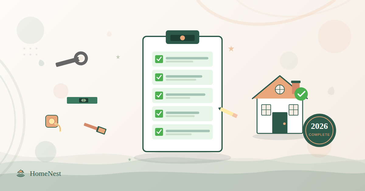 The Complete Home Renovation Checklist 2026 | HomeNest